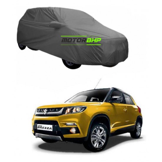 Maruti Suzuki Brezza Body Protection Waterproof Car Cover (Grey)