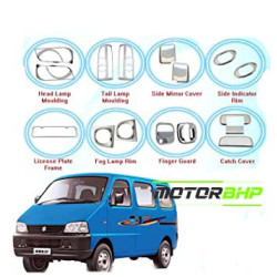 Maruti Suzuki New EECO Chrome Accessories Combo Kit  (Set of 8 items)   Maruti Suzuki New EECO Chrome Accessories Combo Kit  (Set of 8 items)