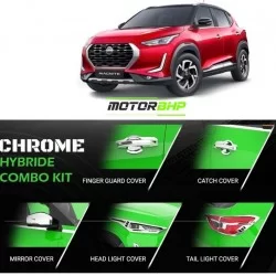  Nissan Magnite Chrome Accessories Combo Kit  (Set of 5 items) 