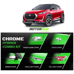 Nissan Magnite Chrome Accessories Combo Kit  (Set of 5 items)   Nissan Magnite Chrome Accessories Combo Kit  (Set of 5 items)