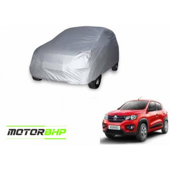 Renault Kwid Body Protection Waterproof Car Cover (Silver)
