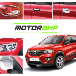 Renault Kwid 2019 Chrome Accessories Combo Kit  (Set of 6 items)   Renault Kwid 2019 Chrome Accessories Combo Kit  (Set of 6 items)