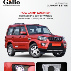 Mahindra Scorpio Fog Lamp Garnish (2017-Onwards) Mahindra Scorpio Fog Lamp Garnish (2017-Onwards)