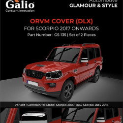 Mahindra Scorpio Mirror Cover DLX (2017-Onwards) Mahindra Scorpio Mirror Cover DLX (2017-Onwards)