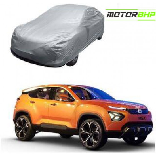 TATA Harrier Body Protection Waterproof Car Cover (Silver)