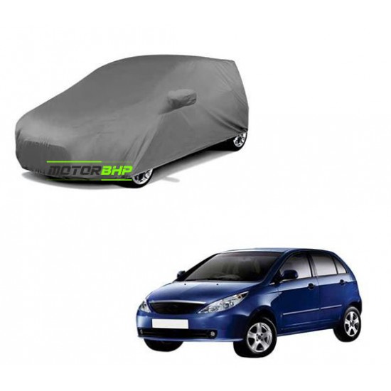 TATA Indica Vista Body Protection Waterproof Car Cover (Grey)