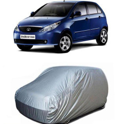 TATA Indica Vista Body Protection Waterproof Car Cover (Silver) TATA Indica Vista Body Protection Waterproof Car Cover (Silver)
