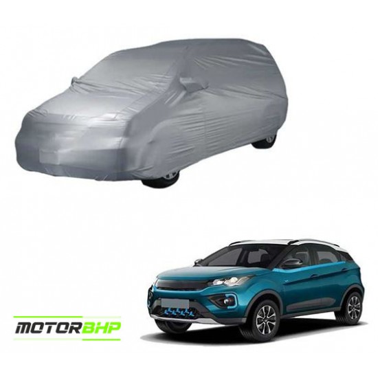 TATA Nexon Ev Body Protection Waterproof Car Cover (Silver)