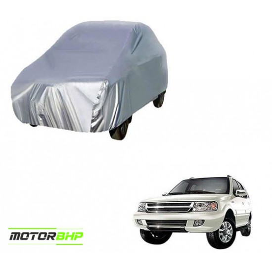 TATA Safari Body Protection Waterproof Car Cover (Silver)