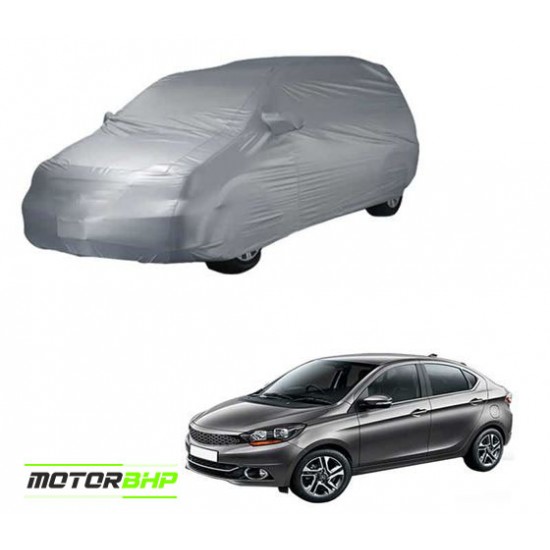 TATA Tigor Body Protection Waterproof Car Cover (Silver)