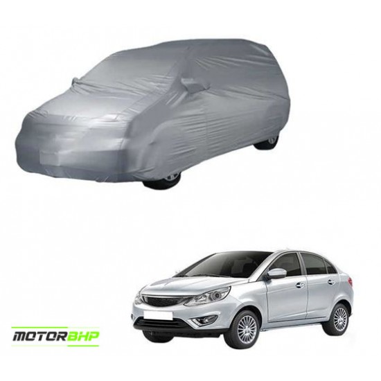 TATA Zest Body Protection Waterproof Car Cover (Silver)