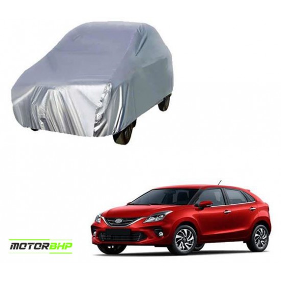 Toyota Glanza Body Protection Waterproof Car Cover (Silver)