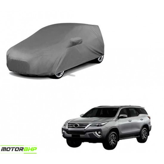 Toyota New Fortuner Body Protection Waterproof Car Cover (Grey)