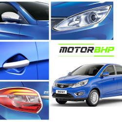 Tata Zest Chrome Accessories Combo Kit  (Set of 5 items)  Tata Zest Chrome Accessories Combo Kit  (Set of 5 items)