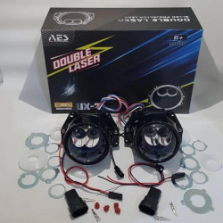 AES Double Laser UX2 Bi-Led 3 Inch 140watt Headlight Projector AES Double Laser UX2 Bi-Led 3 Inch 140watt Headlight Projector