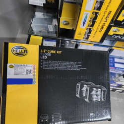 Hella 4 Led Black Magic Cube Set 3.2 Flood Flush Hella 4 Led Black Magic Cube Set 3.2 Flood Flush