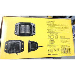 Hella 4 Led Black Magic Cube Set 3.2 Flood Flush Hella 4 Led Black Magic Cube Set 3.2 Flood Flush