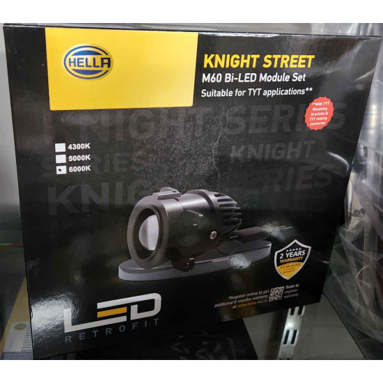 Hella Knight Street M60 Bi-LED Module Set 6000K