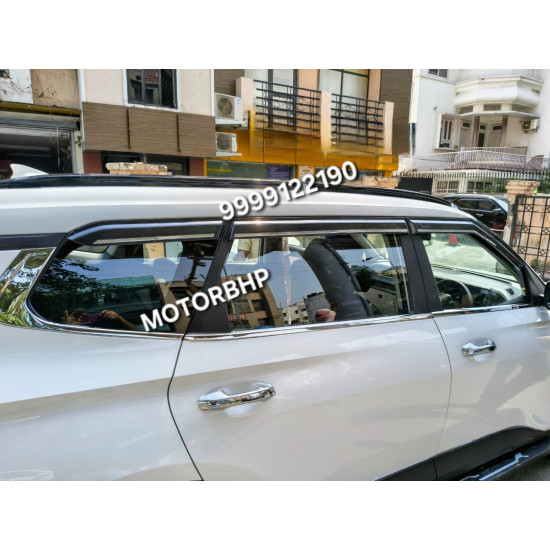 Kia Carens Roof Rail Glossy Black 