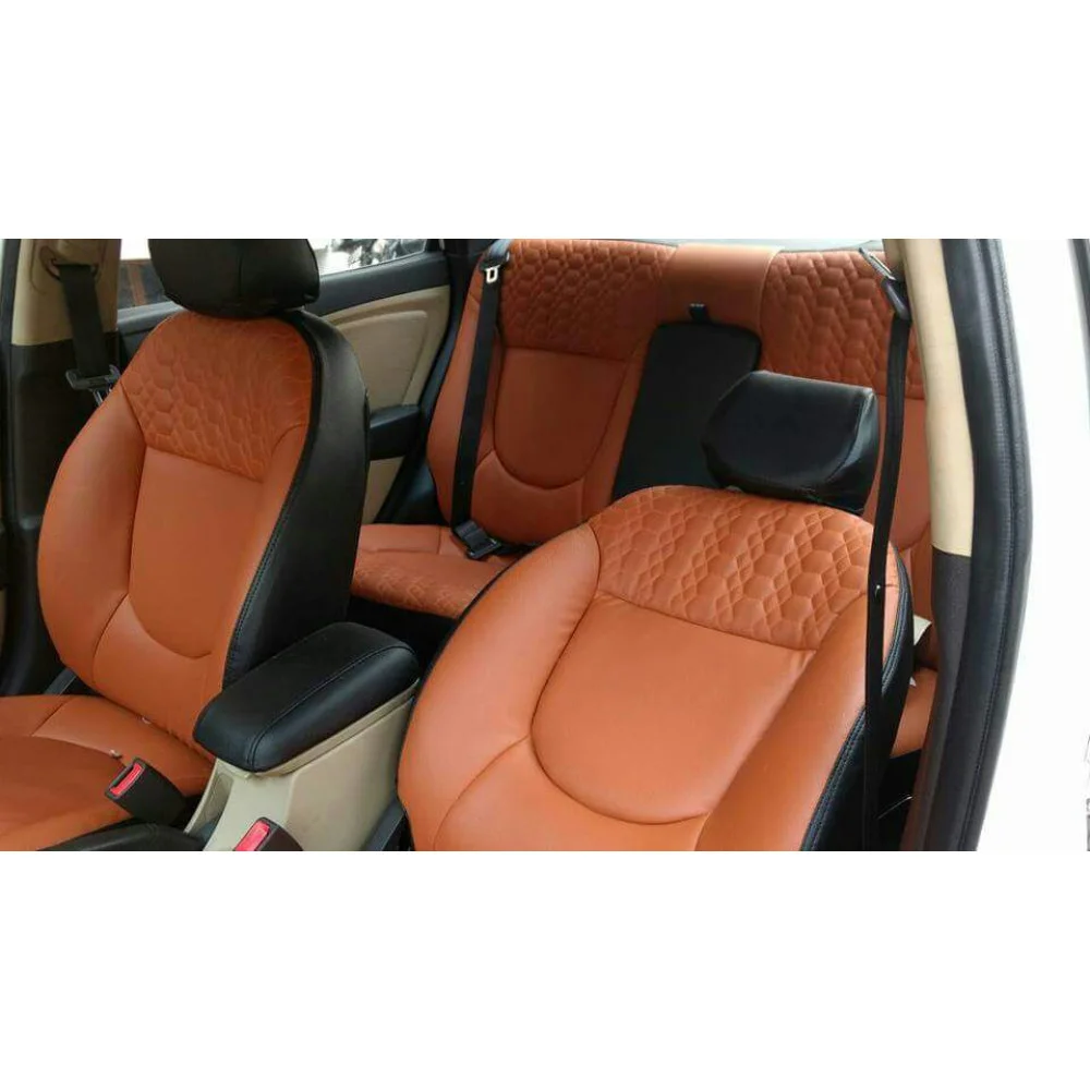 Buy Nappa Leatherette Seat Covers Custom Fit Tan Accessories