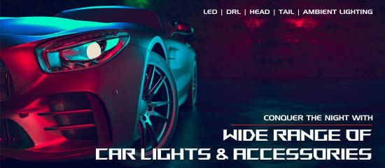 car lights & accessories banner