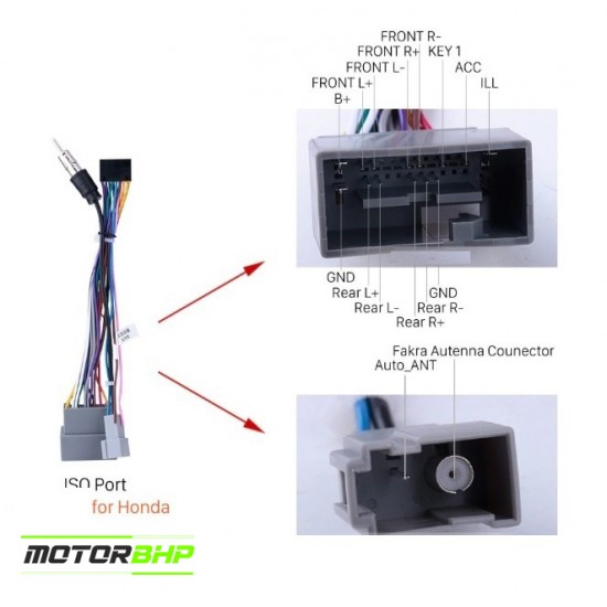 Honda Stereo Coupler & Wire Harness