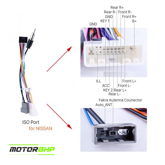 Nissan Stereo Coupler & Wire Harness