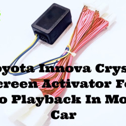 Toyota Innova Crysta (2020+) Stereo Screen Activator (Video Playback In Motion) Toyota Innova Crysta (2020+) Stereo Screen Activator (Video Playback In Motion)